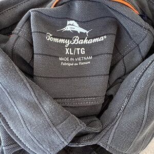 Tommy Bahama Gray Striped Shirt